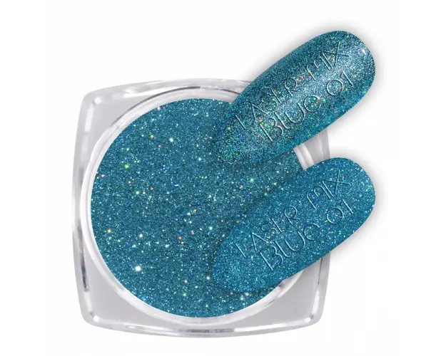 Glitter Laser Mix Blue - Nr. 01