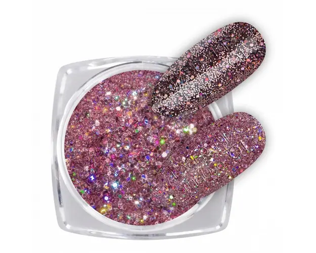 Glitter Laser Mix Mauve - Nr. 01