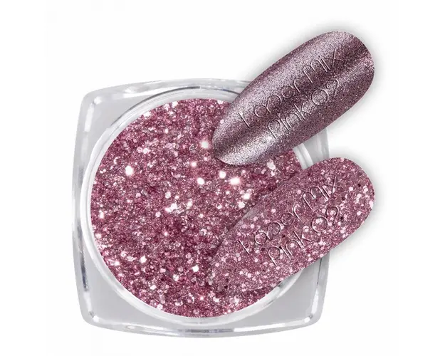 Glitter Laser Mix Pink - Nr. 02