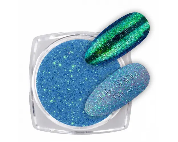 Glitter Mix Shiny Blue
