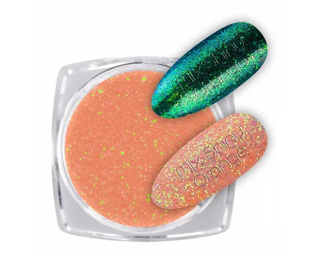 Glitter Mix Shiny Orange