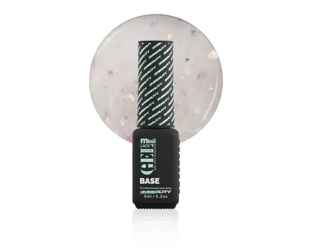 GELlack Milky Rubber Base with Flakes Nr. 03 - 5 ml