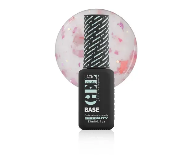 GELlack Milky Rubber Base with Flakes Nr. 02 - 13 ml