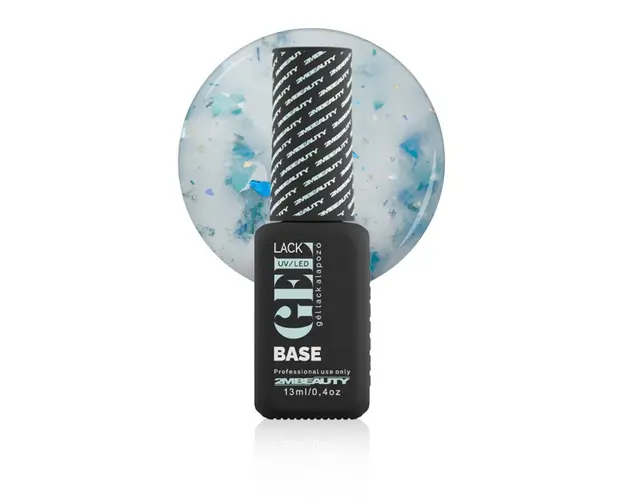 GELlack Milky Rubber Base with Flakes Nr. 04 - 13 ml