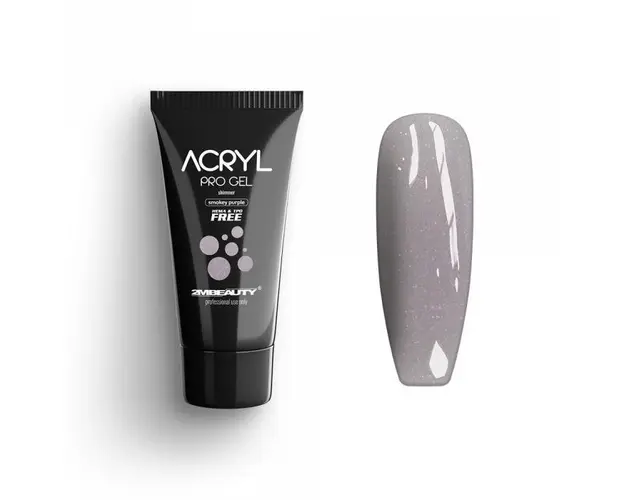 Acryl Pro Gel 2M Shimmer Smokey Purple - 15g