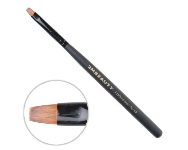 Pensula gel 2M Black Beauty nr. 6