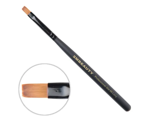 Pensula gel 2M Black Beauty Long nr. 6