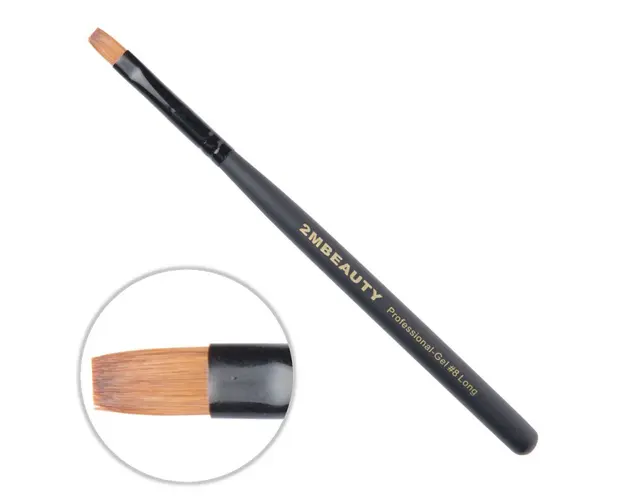 Pensula gel 2M Black Beauty Long nr. 8