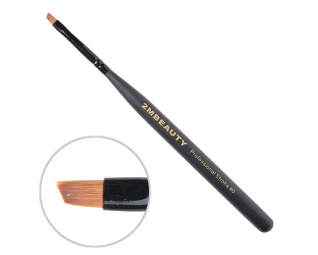 Pensula gel 2M Black Beauty OneStroke nr. 0
