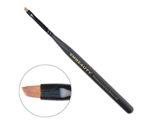 Pensula nail art 2M Black Beauty OneStroke nr. 0