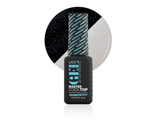 Oja semipermanenta GELlack 2M Master Cool Shimmer Top Multi