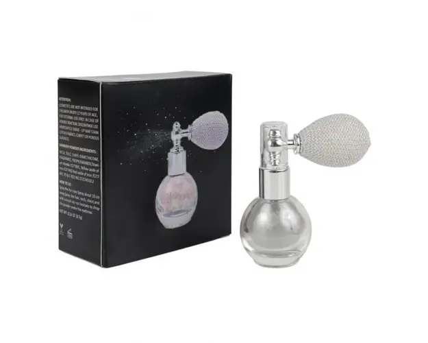 Iluminator pudra cu pompita vintage, Argintiu 04, 8.7 g
