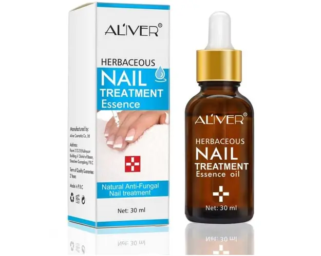 Tratament antifungic pentru Unghii Deteriorate, Crapate, Aspre, Galbene sau Fragile, Aliver, 30 ml