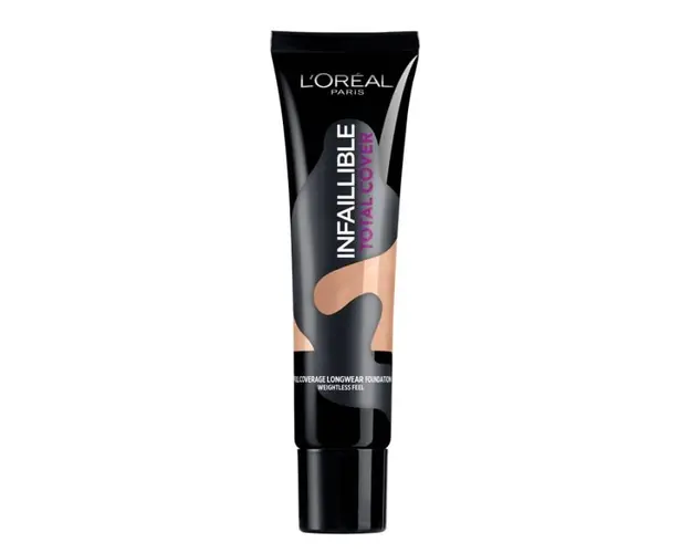 Fond De Ten L Oreal Paris Infaillible Total Cover 24H, 13 Rose Beige, 35 g