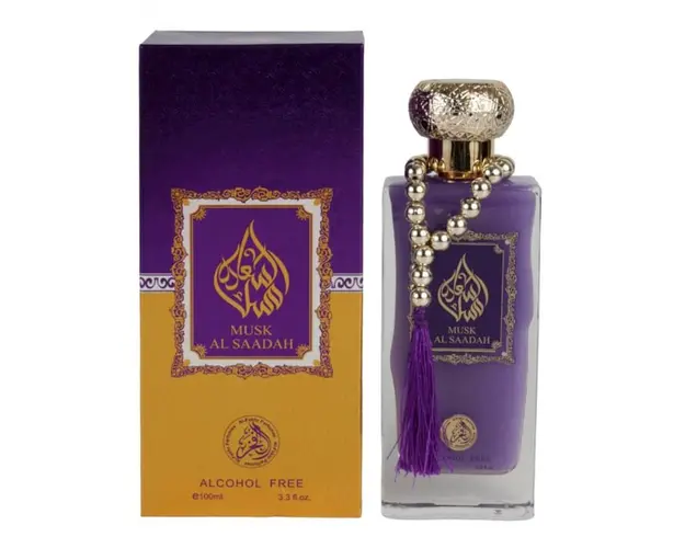 Parfum indian fara alcool, unisex, Musk Al Saadah by Al-Fakhr Eau de Parfum, 100 ml