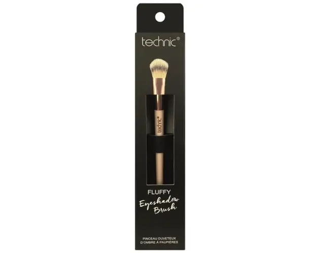 Pensula premium pentru stratificarea si amestecarea fardurilor de pleoape pulbere sau presate, Technic