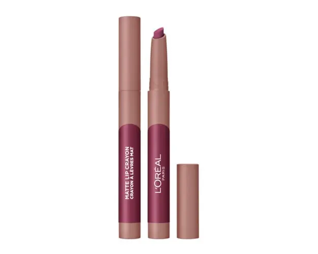 Ruj Creion L Oreal Paris Infaillible Les Caramels Matte Lip, 107 Sizzling Sugar, 1.3 g