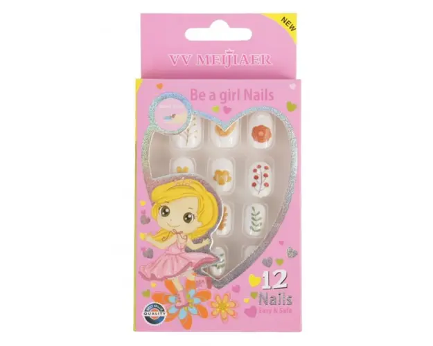 Set 12 Unghii False Pentru Copii, 103 Toamna