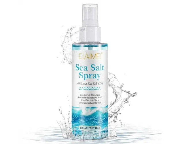 Spray premium de Par pentru Volum, Crearea Buclelor, cu Sare de la Marea Moarta, Unisex, Elaimei, 150 ml