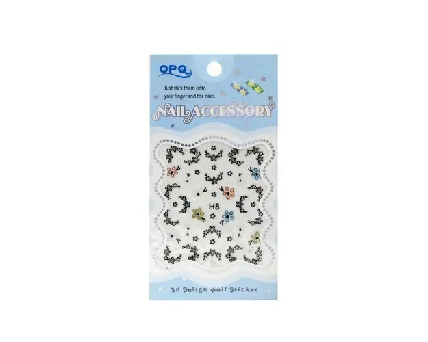 Abtibild unghii 3D Nail Accessory OPQ H8