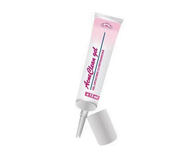 Acneclean Gel pentru Tenul Acneic cu Eritromicina Infofarm, 15 ml
