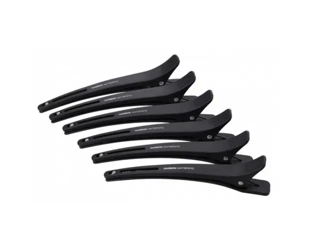 Agrafe de coafura Lussoni Hr Carbon Clips Witg Band 6 buc