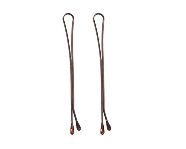 Agrafe drepte maro, cu capat rotund 50 mm, 200 g Eurostil