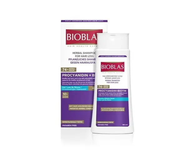 Sampon anticadere Bioblas procianidina anti stress, 360 ml