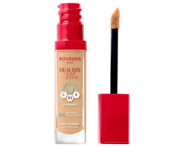 Anticearcan - Bourjois Paris Healthy Mix Anti Fatigue Concealer Clean &amp; Vegan, nuanta 052.5 Vanilla, 6 ml