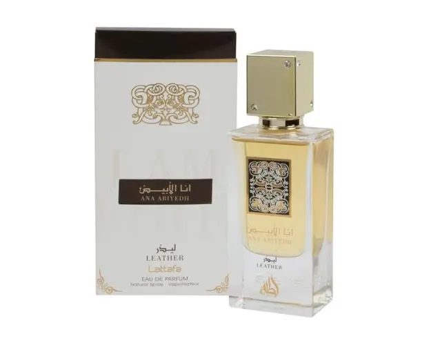 Apa de Parfum pentru Barbati - Lattafa Perfumes EDP Ana Abiyedh Leather, 60 ml