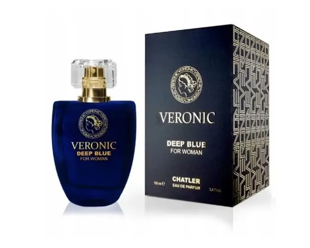 Apa de Parfum pentru Femei - Chatler EDP Veronic Deep Blue Woman, 100 ml