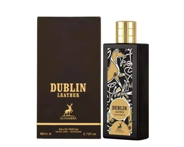 Apa de Parfum Unisex - Maison Alhambra EDP Dublin Leather, 80 ml
