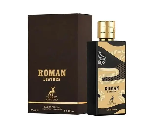 Apa de Parfum Unisex - Maison Alhambra EDP Roman Leather, 80 ml