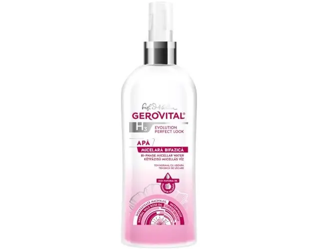 Apa Micelara Bifazica Gerovital H3 Evolution Perfect Look, 150ml