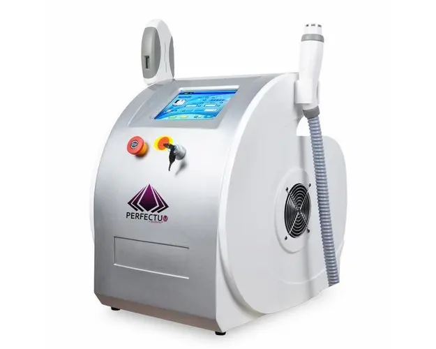 Aparat 2in1 Epilare Definitiva Ice Platinium OPT IPL SHR E-light + RF Coolying System 300.000 Impulsuri, Epilare Laser Profesionala Salon Bellisima-DUO