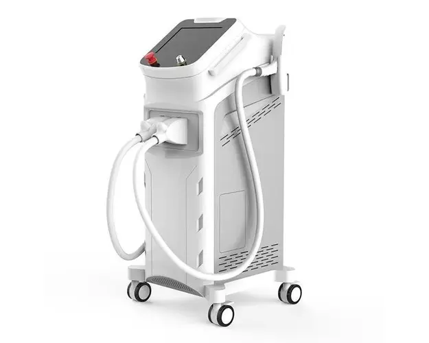 Aparat 2in1 Epilare Definitiva Ice Platinum 755, 808, 1064nm Dioda Laser + ND YAG PicoTECH, 1.000.000 Impulsuri, Epilare Laser Profesionala Salon TEC+Sapphire Refrigeration DUOWay D3NY