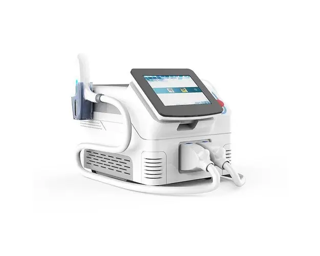 Aparat 2in1 Epilare Definitiva Ice Platinum 755, 808, 1064nm Dioda Laser + ND YAG PicoTECH, 1.000.000 Impulsuri, Epilare Laser Profesionala Salon TEC+Sapphire Refrigeration Portabil DUOWay D3NY