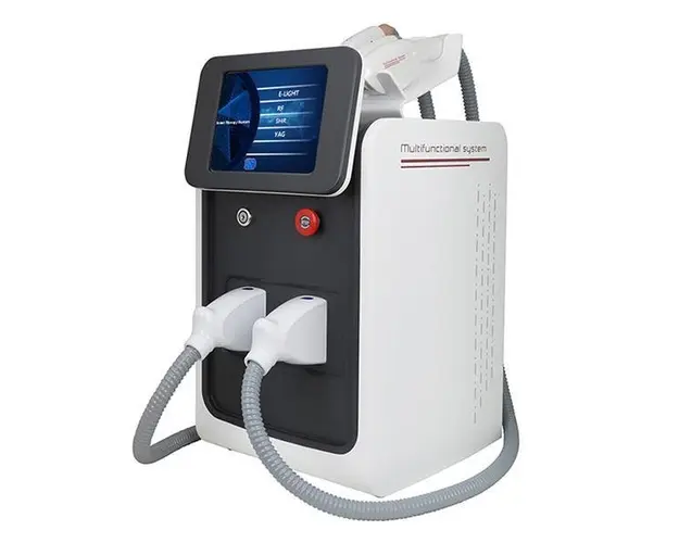 Aparat 4in1 Epilare Definitiva TotulPerfect IPL SHR OPT Profesional, ND YAG Indepartare Tatuaje, Rejuvenare Faciala RF Laser Tratament Antiacnee Salon Portabil
