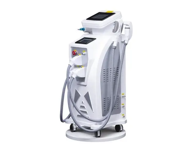 Aparat 4in1 Epilare Definitiva TotulPerfect Profesional IPL SHR OPT RF Laser, ND YAG Indepartare Tatuaje, Rejuvenare Faciala, Tratament Antiacnee Salon KubiX