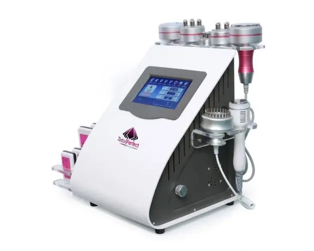 Aparat 9in1 Lifting RF Vacuum, 40K Cavitatie, Lipolaser TotulPerfect Radio Frecventa Faciala si Remodelare Corporala, Slabire si Tonifiere Profesionala Vpower