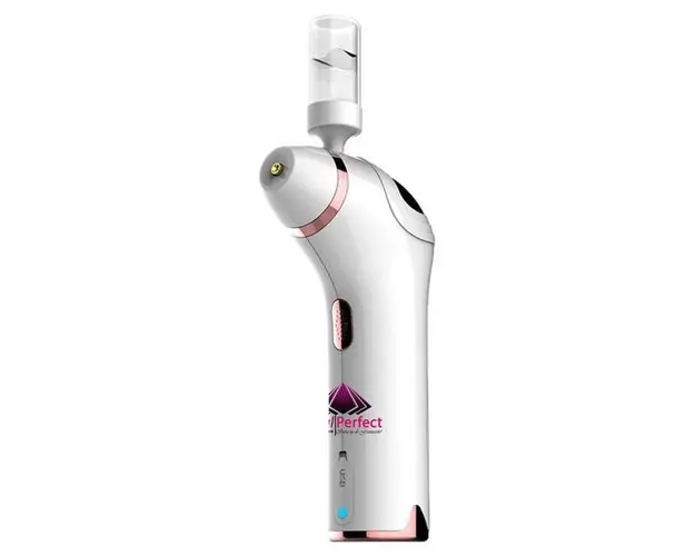 Aparat Atomizor de Oxigen Tratamente Cosmetice Airbrush Spray Pulverizator Multiple Utilizari, Aerograf portabil Nutritie Ten, Lifting, White Walls