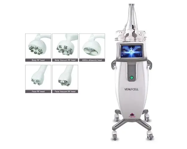 Aparat Body Conturing Radiofrecventa OctipolRF 5in1 Smart Vacuum RF, Cavitatie Profesional Venuscell