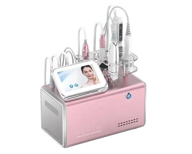 Aparat Cosmetic 5in1 Crioterapie Faciala, Masaj bionic, EMS, Racire in vid Lifting Lifting Saloane, RF Totulperfect PerfectSkin LN