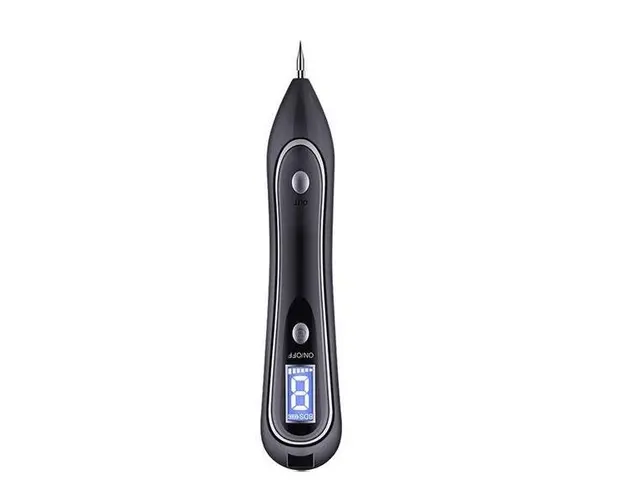 Aparat Cosmetic Plasma Indepartarea Petelor, Alunitelor, Pistruilor, Ecran LCD, Antiacnee 1 Mole Removal, Floral Black