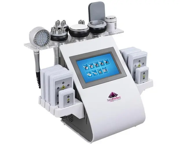 Aparat Cosmetic Profesional 10in1 Lipolaser, EMS, Vacuum, Cavitatie, Multipolar RF, Ten si Ochi, Slabire Rapida Anticelulitic, Radiofrecventa Lifting