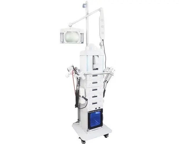 Aparat Cosmetic Profesional 19in1 FACIALJet Indepartare Puncte Negre, Dermoabraziune, Curatare, Hidratantare, Lifting Saloane, Indepartarea Acneei, Ultrasunete, RF Ziilo