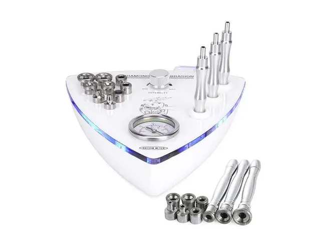 Aparat Cosmetic Profesional Diamond Micro-Dermabraziune, Lifting Ten Profesional Salon, Intinerire a pielii, Indepartare Puncte Negre, Skin Rejuvenation Lunar-V