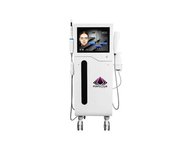 Aparat Cosmetic Salon Profesional HIFU 4in1 Remodelare Faciala si Vaginala, Lifting, Ultra-PLUTONIX, Radar V Line Carving, High Intensity Focused Ultrasound Cayan