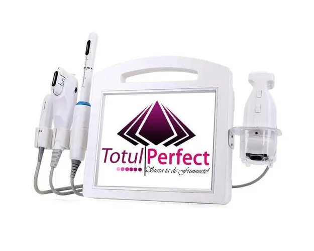 Aparat Cosmetic Salon Profesional HIFU 4in1 Remodelare Faciala si Vaginala, Lifting, Ultra-PLUTONIX, Radar V Line Carving, High Intensity Focused Ultrasound Gran-V II