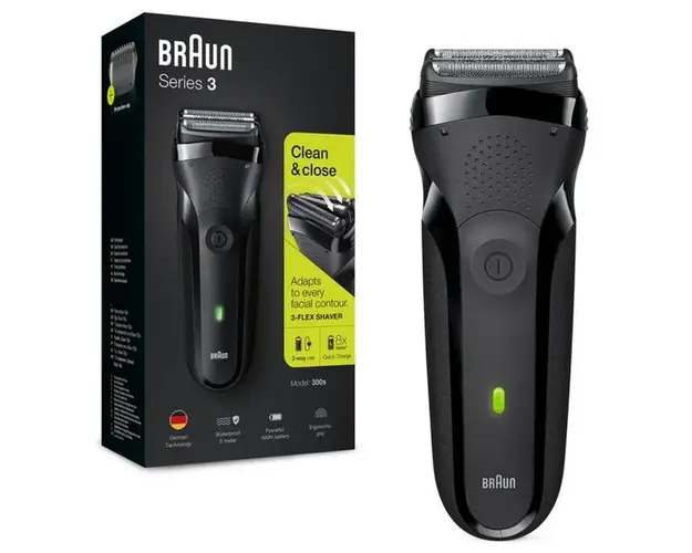 Aparat de Ras Electric - Braun Serie 3 3000BT ProSkin Wet&amp;Dry, MicroComb, Negru, 1 pachet